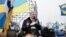 UKRAINE -- The fifth President of Ukraine Petro Poroshenko speaks at a rally of his supporters who arrived at Kyiv Airport to meet him. Kyiv, January 17, 2022