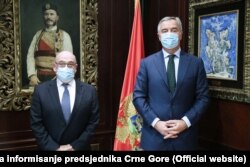 Izaslanik Stjuart Pič sreo se i sa predsjednikom Crne GoreM ilom Đukanovićem