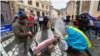 Кувалдою по «Північному потоку-2» – у Празі протестували під німецьким і російським посольствами