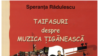 Detaliu de pe coperta volumlui „Taifasuri despre muzica țigănească” de Speranța Rădulescu.