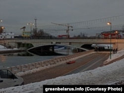 Перакрыты ўчастак Сьвіслачы ў цэнтры Менску