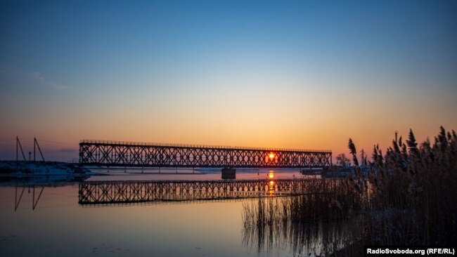 Засніжений Генічеський порт – пам'ятник морського минулого міста (фотогалерея)