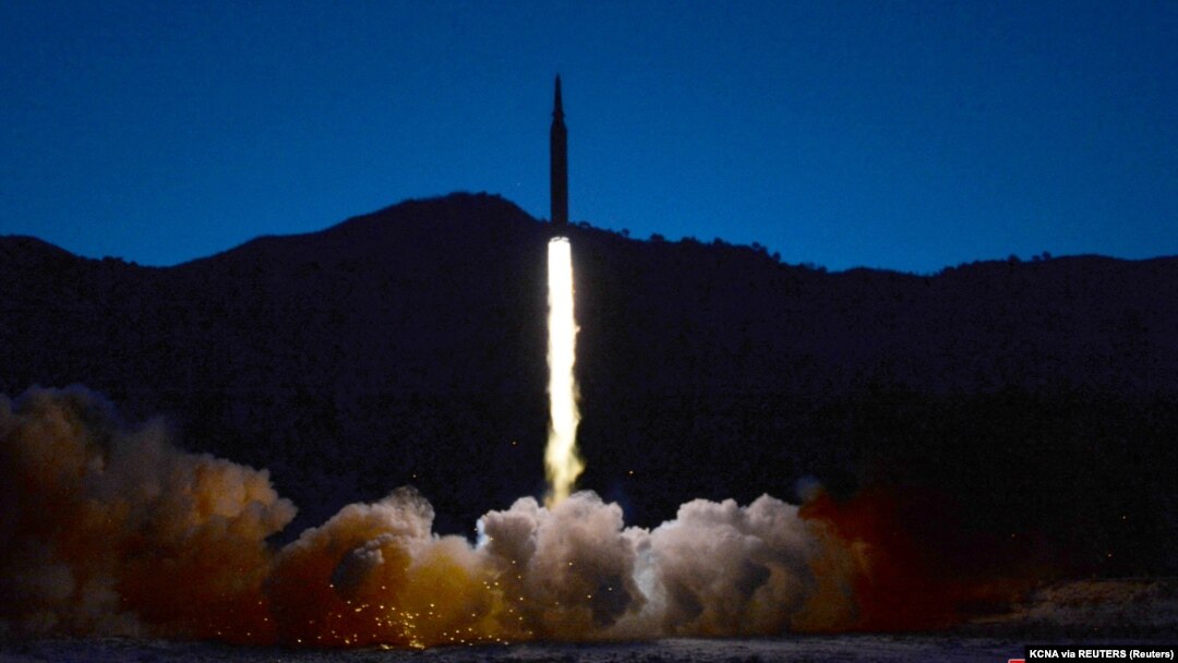 Testimi i një rakete nga Koreja e Veriut më 11 janar 2021. 