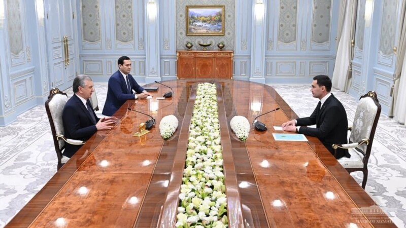 Serdar Berdimuhamedow Özbegistana sapar edip, prezident Şawkat Mirziýoýew bilen duşuşdy