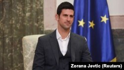 Srpski teniser Novak Đoković na sastanku sa predsednikom Srbije Aleksandrom Vučićem u Beogradu, Srbija, 3. februara 2022. Ilustrativna fotografija