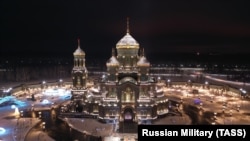 Вид на главный храм Вооруженных сил РФ. Москва, архивное фото