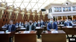 Собраниска седница за избор на новата Влада на Северна Македонија. 15.01.2022.