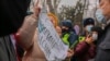 Митинг с требованием освободить Болота Темирова. 23 января 2022 года. 