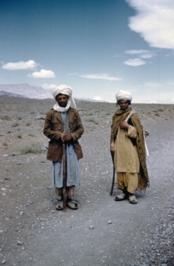Хазарейци, заснети край границата с Афганистан.