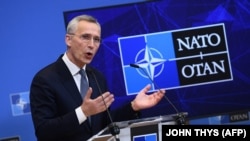 Secretarul general NATO, Jens Stoltenberg la Bruxelles, 12 ianuarie, 2022