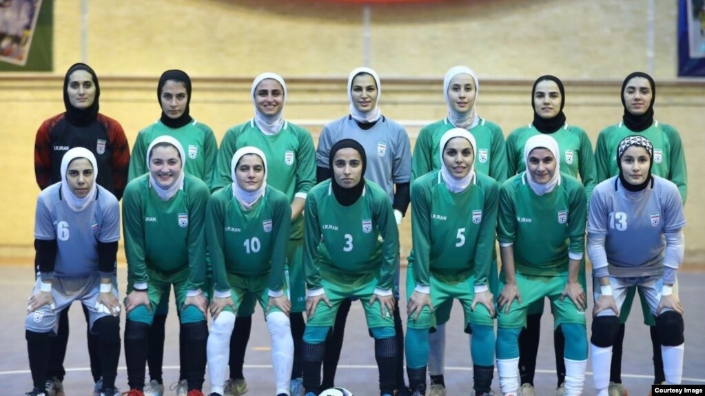 تیم ملی فوتسال زنان ایران؛ عکس از پایگاه خبری فوتسال