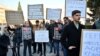 Протест в Пловдив срещу решението на Общинския съвет за Панаира през януари.
