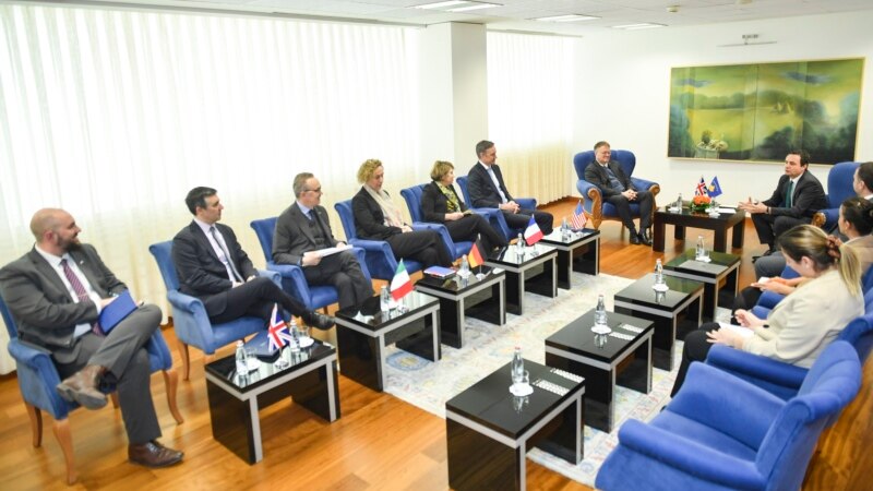 Kurti diskuton me ambasadorët e QUINT-it në OSBE për dialogun Kosovë-Serbi