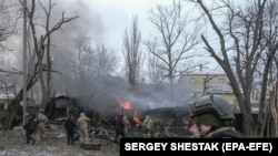Руски напад врз цивилната инфраструктура во градот Краматорск во Доњецк