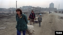  Чечня. Грозный. 1995 год. Архивное фото