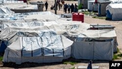 Kamp Al-Roj u Siriji, gde se nalaze žene i deca militanata Islamske države Iraka i Levanta, mart 2021. 