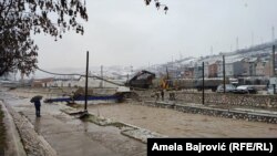 Reka Raška u Novom Pazaru se vratila u korito nakon poplave, 20. januar 2023. 