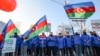 Азэрбайджанскія актывісты, якія раней блякавалі дарогу