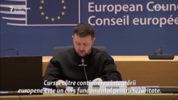 Zelenski, în fața Consiliului European: Nu există o Europă liberă fără o Ucraină liberă 