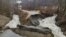 Posljedice izlivanja rijeke u Mojkovcu nakon snažnog nevremena u Crnoj Gori. 20. januar 2023. Foto: DOO Komunalne usluge Mojkovac.