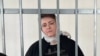 Zarema Musayeva in court, Grozny, Chechnya. February 2, 2023. Photo from the Team Against Torture Telegram-channel (https://t.me/no_torture)