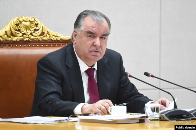 Tajik President Emomali Rahmon (file photo)