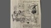 Caricatură de A. Grabco. Ziarul „Cultura Moldovei”, din 1 Ianuarie 1963