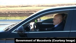Премиерот Димитар Ковачевски на пуштањето во употреба на експресниот пат Крупиште - Кочани
