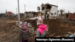 Shtëpi e shkatërruar nga sulmet ruse në periferi të Kievit më 26 janar 2023. 