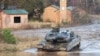 Leopard harckocsi egy németországi katonai támaszponton Münsterben 2022. február 7-én