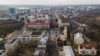 Vedere de sus asupra orașului Bălți, 17 ianuarie 2023