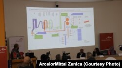 Na konferenciji za medije, predstavnici ArcelorMittala su pojasnili koje korake su preduzeli da ne bi došlo do ponovnog zagađenja rijeke Bosne