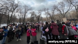 Алматыдагы митинг. 5-февраль, 2023-жыл. 