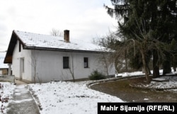 The Beganovic family home behind the motel. Sarajevo authorities intend to open a research and documentation center in the building.