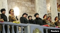 Ким Чен Ын на параде в Пхеньяне 8 февраля 