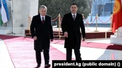 Prezidentlar Shavkat Mirziyoyev va Sadir Japarov. Bishkek, 27-yanvar, 2023