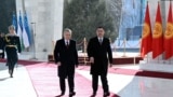 O‘zbekiston va Qirg‘iziston prezidentlari Shavkat Mirziyoyev va Sadir Japarov. Bishkek, yanvar, 2023