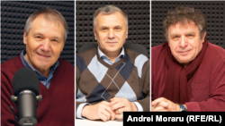 Analiștii Nicolae Negru, Igor Boțan și jurnalistul Europei Libere Alexandru Canțîr