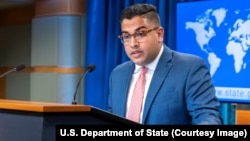 Vedant Patel, purtătorul de cuvânt al Departamentului de Stat al Statelor Unite