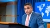 Vedant Patel, principal deputy spokesperson for the U.S. Department of State, during a press briefing in Washington (file photo)