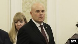 Иван Гешев по време на свое посещение в парламента.
