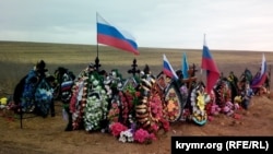Могилы российских военных на кладбище «Абдал-2» в Симферополе, 31 января 2023 года 