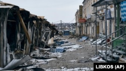 Uništeno područje u Bahmutu, Ukrajina, 12. januar 2023.