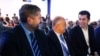 Христо Иванов, Атанас Атанасов и Кирил Петков по време на националното съвещание на ДСБ, една от партиите в коалицията "Демократична България"