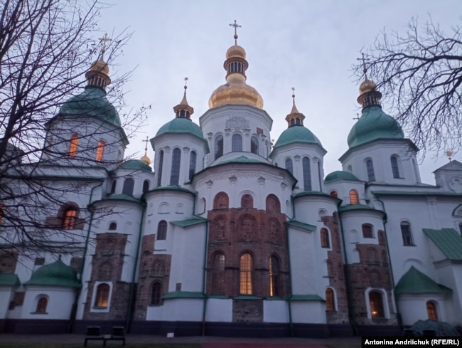 Під час презентації фільму «Григорій Сковорода. Світе, я йду до тебе!» у Софії Київській. Київ, 20 січня 2023 року