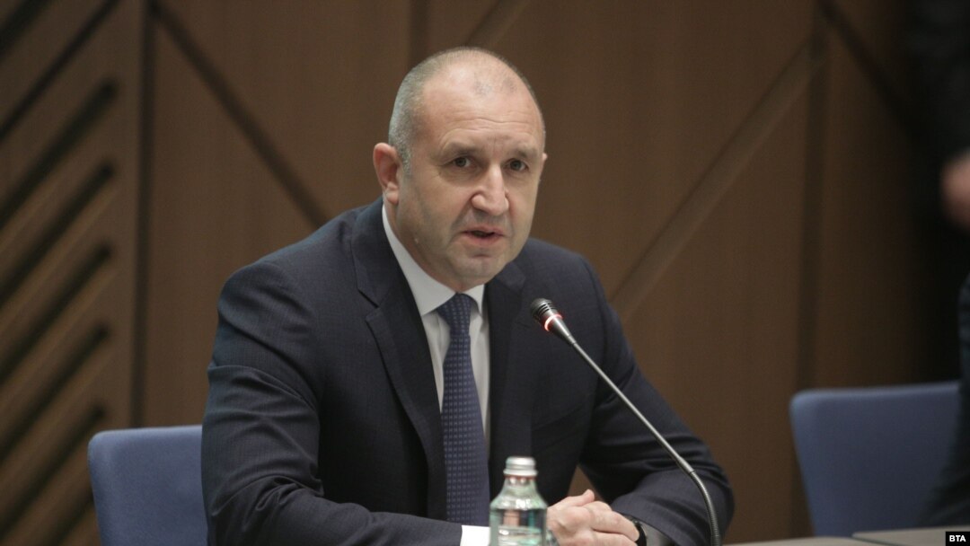 Bulgarian President Rumen Radev (file photo)