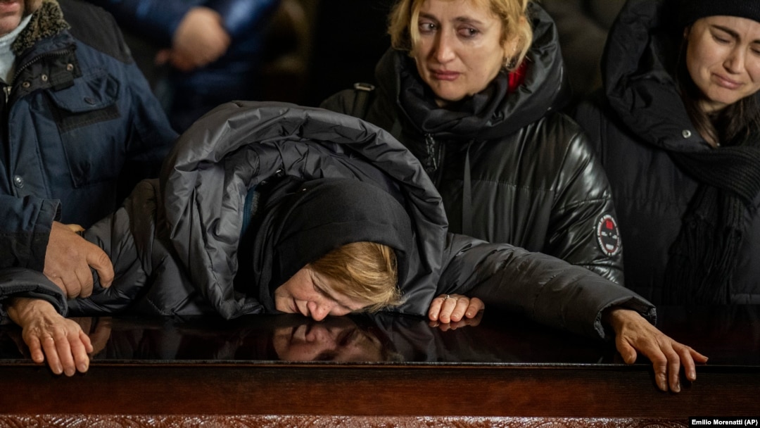 Похороны во Львове, февраль 2023 года
