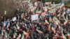 تجمع‌کنندگان، پارلمان اروپا را به اتخاذ گام‌های قاطع دیگری در برابر خشونت‌های جمهوری اسلامی ایران علیه معترضین ماه‌های اخیر ایران، فرا خواندند