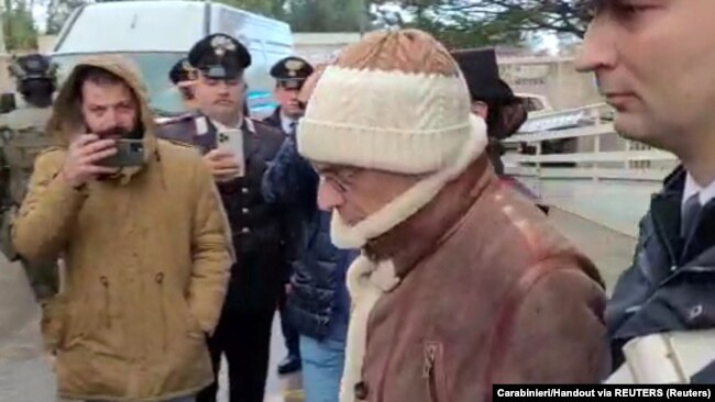 Matteo Messina Denaro, pasi u arrestua në Palermo. 16 janar 2023.