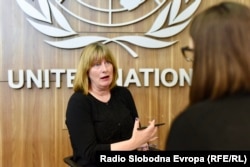 Fionnuala Ní Aoláin, specijalna UN-ova izvjestiteljica tokom intervjua s RSE, januar 2023.